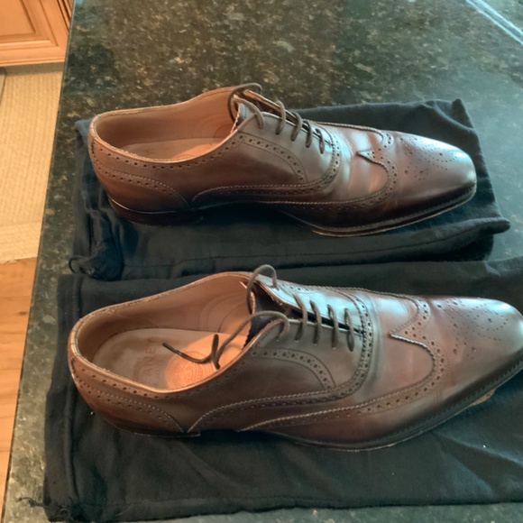Cheaney Edinburgh Wingcap Oxford Brogue in Mocha Calf Leather main image 4